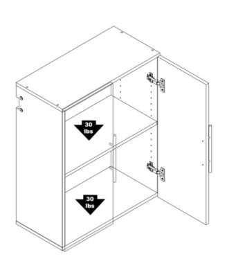 24" Hang-ups Upper Storage Cabinet