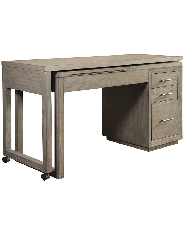 Furniture Prelude 56" Wood Swivel Lift Top Lshaped Desk Macy's