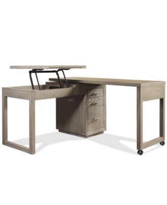 Swivel l shaped desk discount