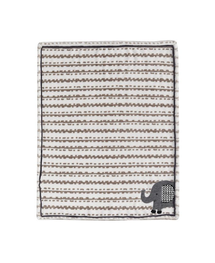 Lambs & Ivy Urban Jungle Gray Elephant Baby Blanket Macy's