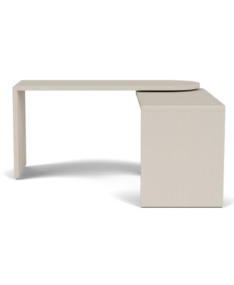 Maren 83" Wood 360 Degrees Swivel Desk