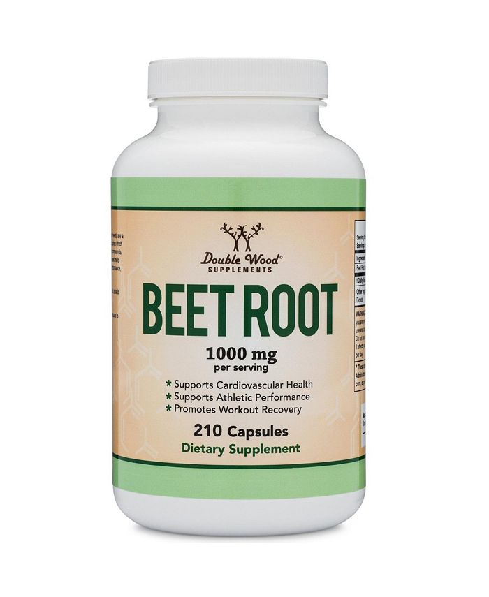 Double Wood Supplements Beet Root 210 capsules, 1000 mg servings Macy's