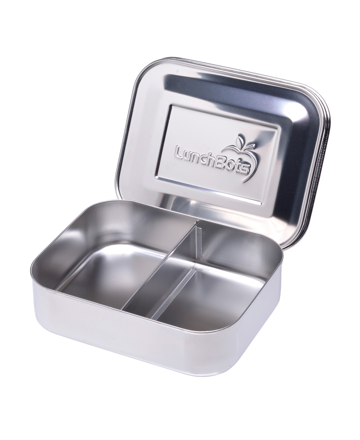 Lunchbots Stainless Steel Bento Lunch Box 2 Sections