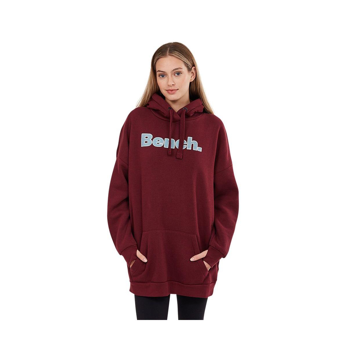 Bench . Womens Dayla Oversize Hoodie In Red