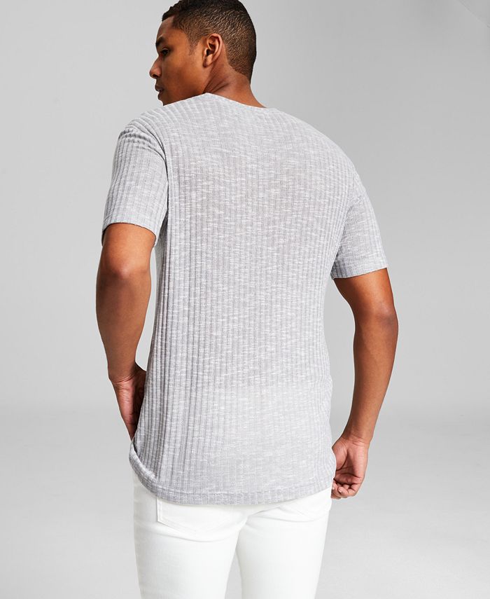 And Now This Men's Ribbed Pocket Knit ShortSleeve Shirt Macy's