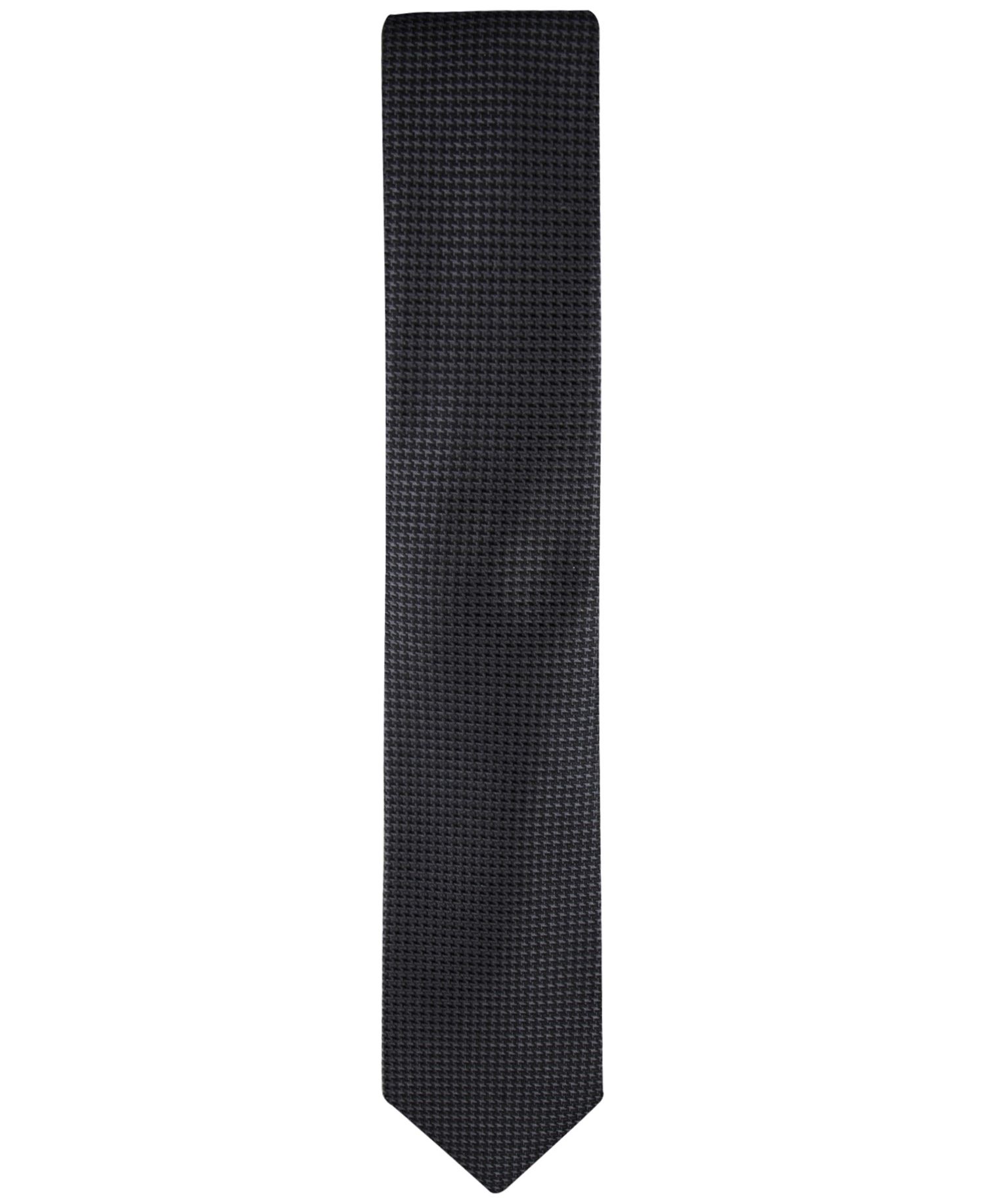 Men's Indigo Houndstooth Tie
