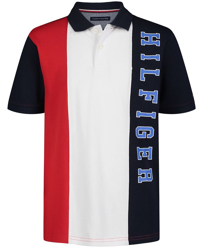 Tommy Hilfiger Toddler Boys Short Sleeve Even Vertical Polo Shirt - Macy's