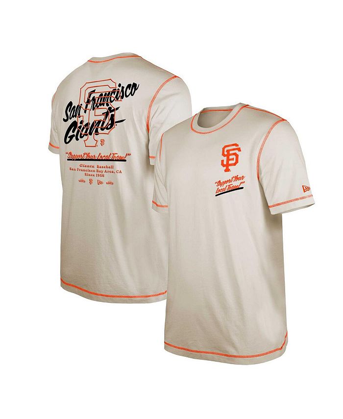 Men's White San Francisco Giants Team Split T-shirt