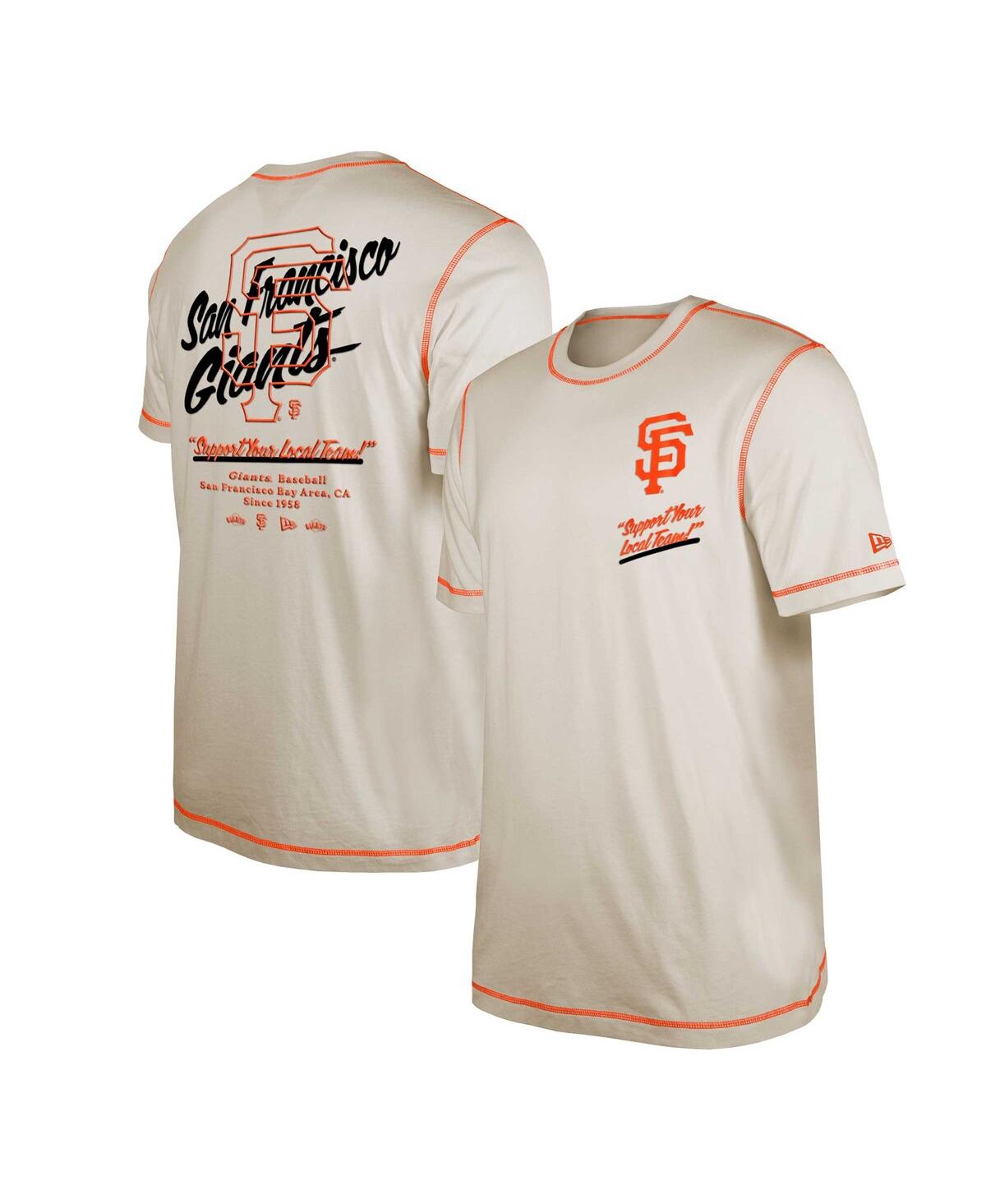 New Era Men's  White San Francisco Giants Team Split T-shirt