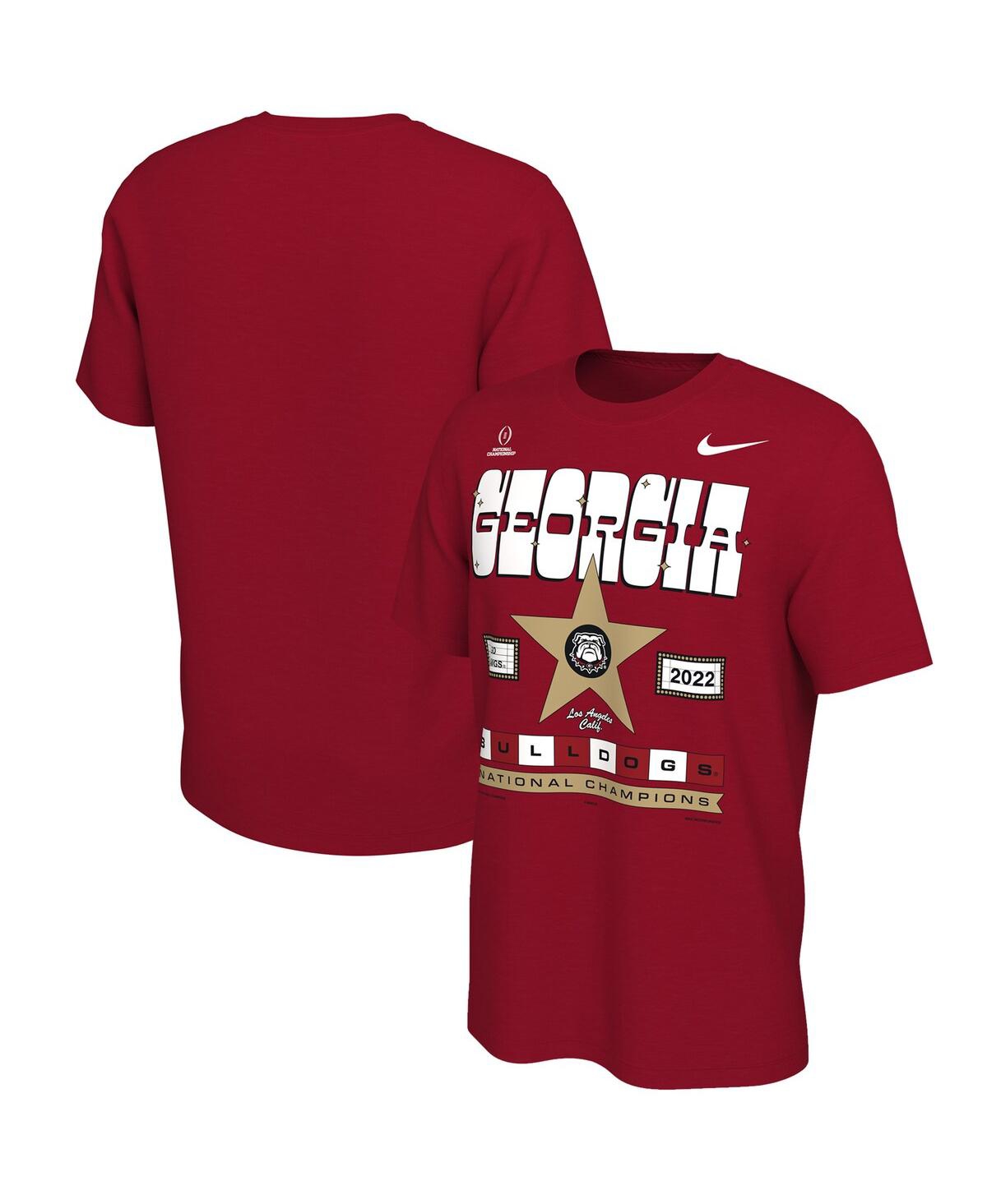 Shop Nike Men's  Red Georgia Bulldogs College Football Playoff 2022 National Champions Celebration T-shirt