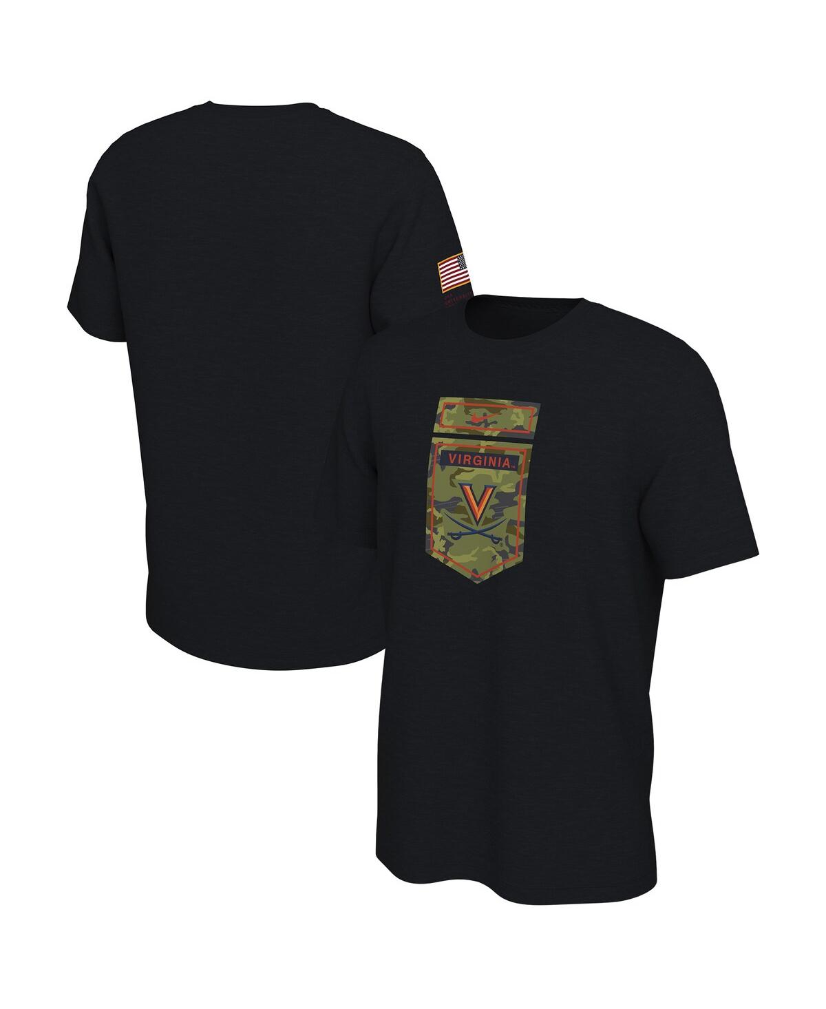 Men's NikeVirginia Cavaliers Veterans Camo T-shirt - Black