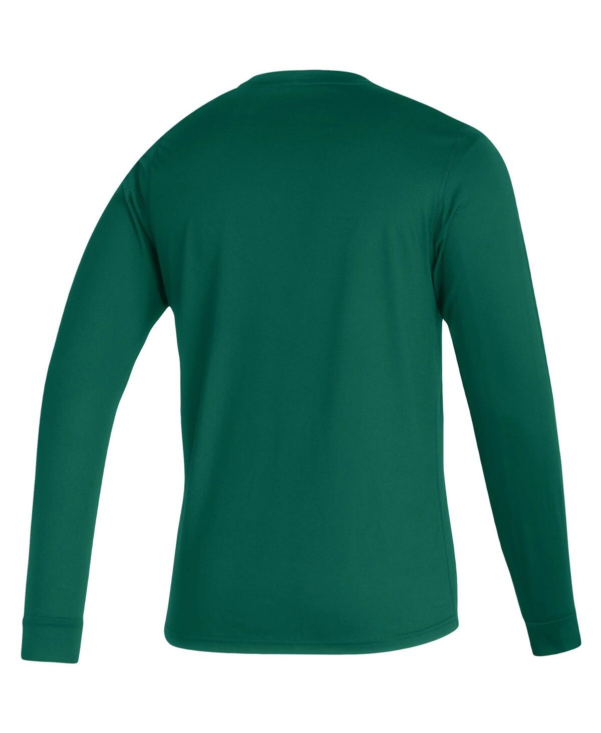 Shop Adidas Originals Men's Adidas Green Minnesota Wild Dassler Aeroready Creator Long Sleeve T-shirt