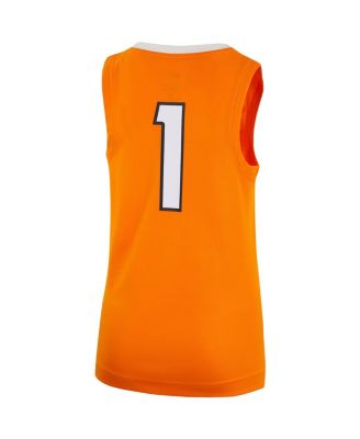 Big Boys #1 Tennessee Orange Tennessee Volunteers Team Replica Basketball Jersey