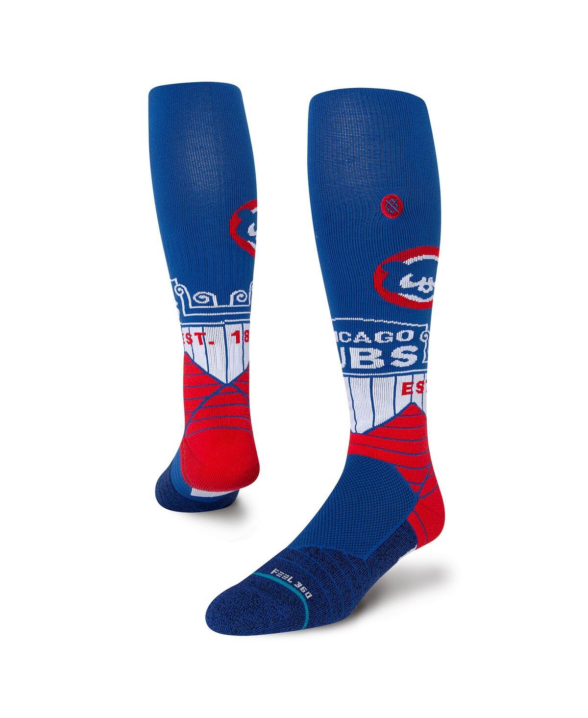 Stance Men's  Chicago Cubs Cubby Bear Diamond Pro Team Tube Socks In Blue
