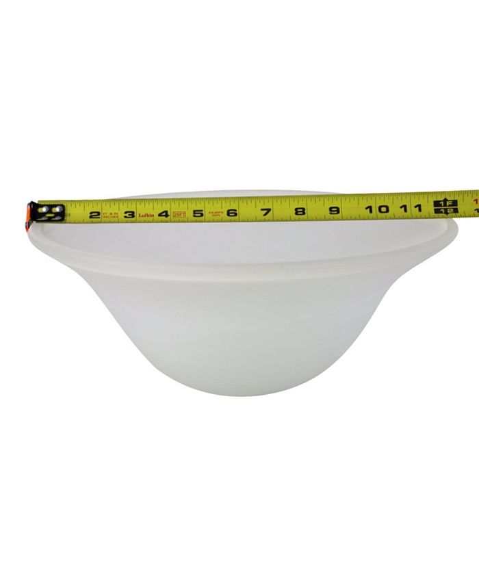 LIGHTACCENTS Alabaster Glass Lamp Shade Replacement for Floor Lamp