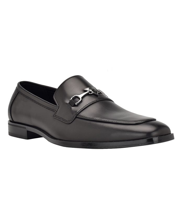 GUESS Men's Hunder Square Toe Slip On Dress Loafers - Macy's