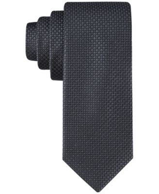 Men's Steel Micro-Dot Solid Tie