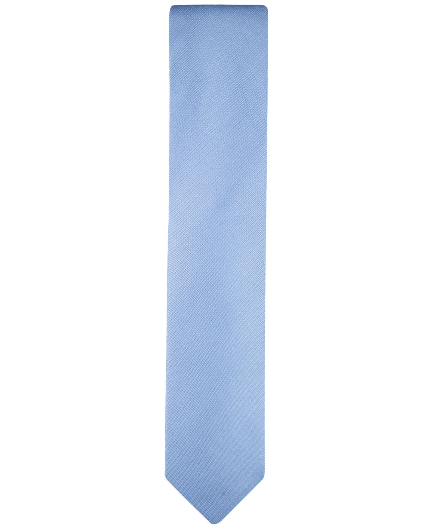 Мужской галстук Calvin Klein Solid Tie, цвет: Светлый синий — фото 2