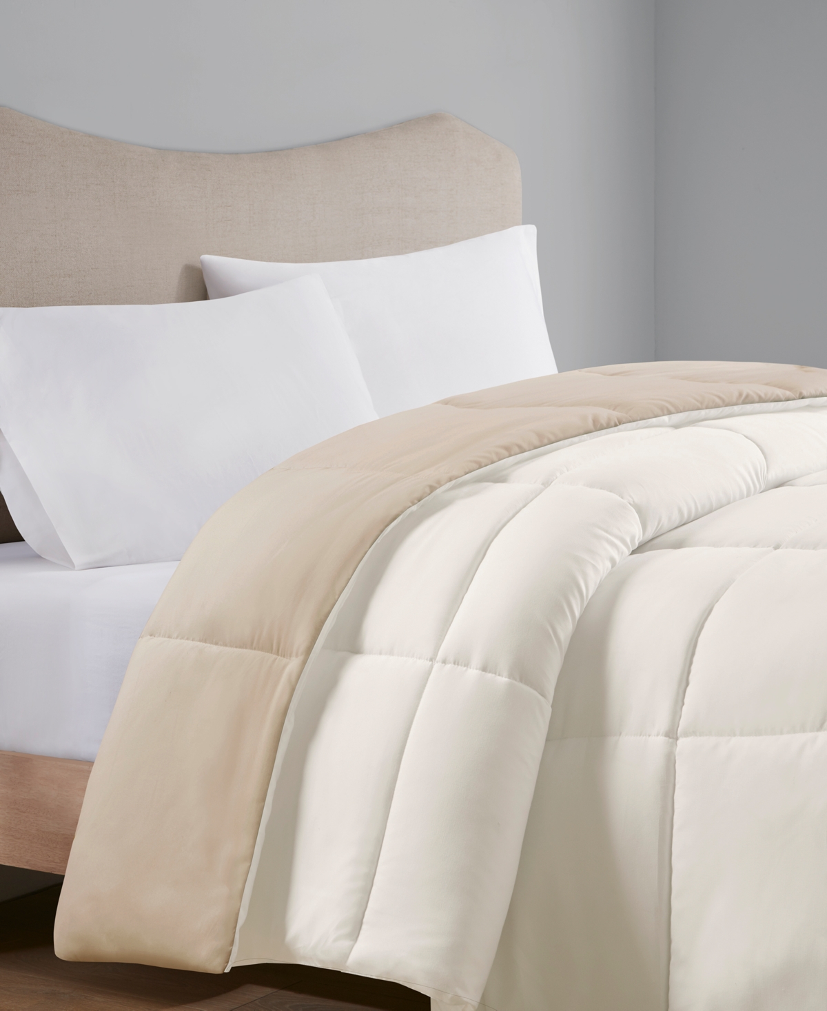 Home Design Lightweight Reversible Down Alternative Microfiber Comforter, Twin/Xl Exclusively at Macy's