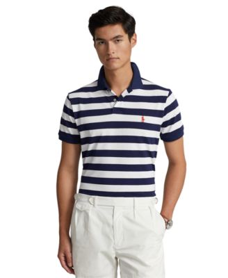 Polo Ralph Lauren - Men's Classic-Fit Striped Mesh Polo Shirt