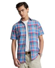Polo Ralph Lauren Men's Bandana Print Classic-Fit Short-Sleeve Shirt -  Macy's