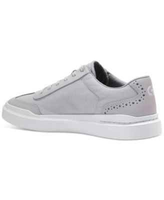 thumbnail image 2 of Cole Haan Men's GrandPrø Rally Canvas Court Sneaker – Ivory C34713 – Loafers & Slip-Ons 2 of 6