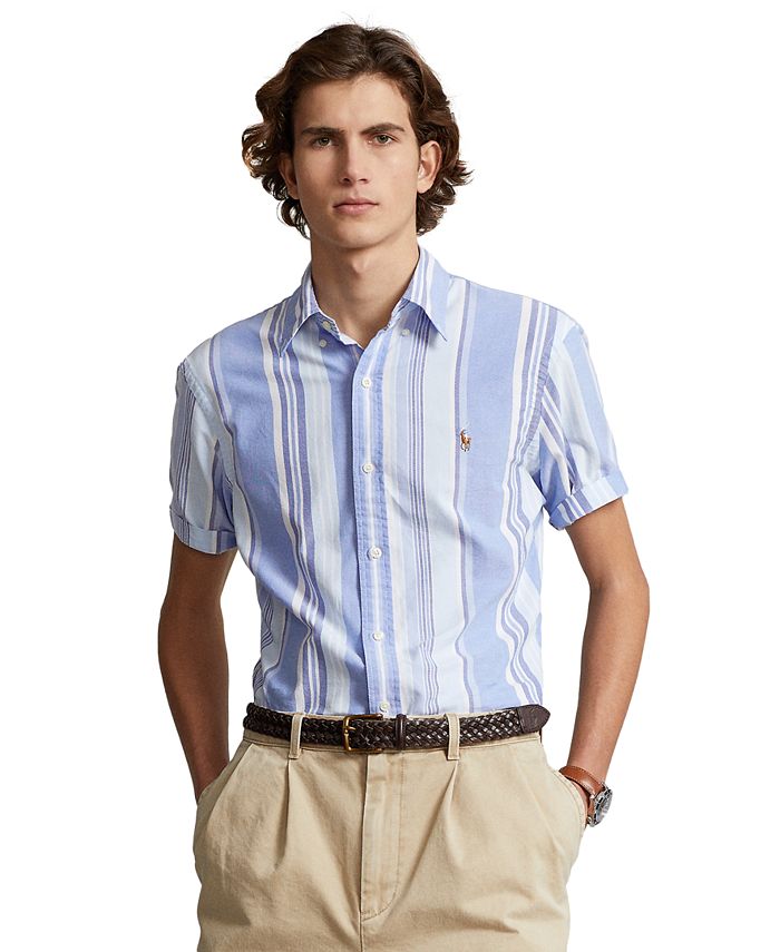 Polo Ralph Lauren Mens Classic Fit Buttondown Oxford Shirt (White, Medium)  : : Clothing, Shoes & Accessories
