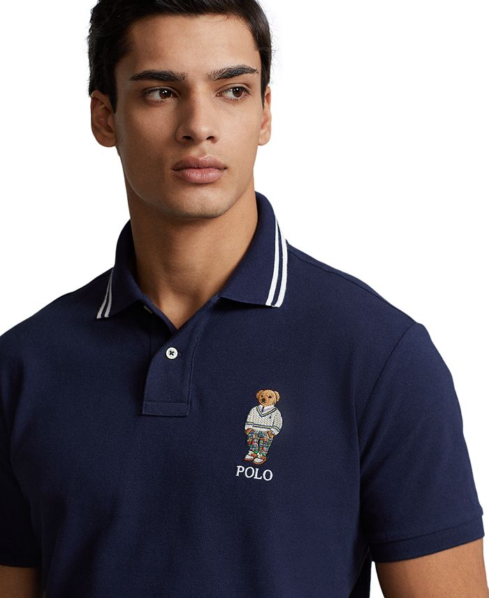 Polo Ralph Lauren Men's ClassicFit Polo Bear Mesh Polo Shirt Macy's