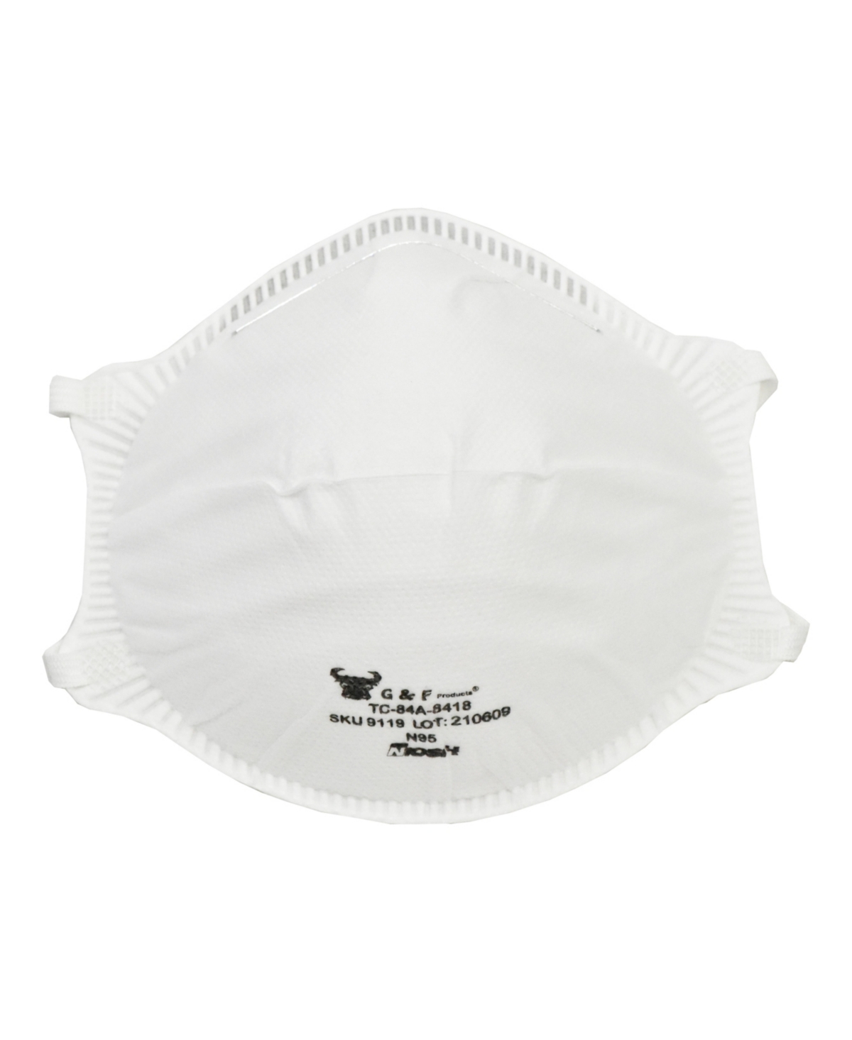 N95 Particulate Respirator Dust Mask, 20 Pieces - White