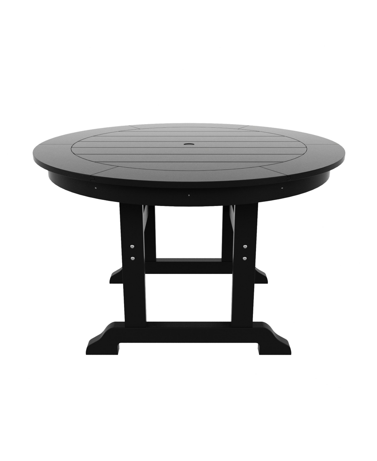 WestinTrends 5 Piece Outdoor Patio Dining Set Round Table and Armchair