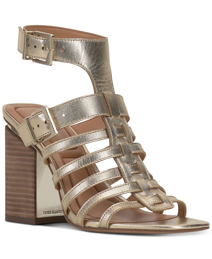 Vince Camuto Women's Hicheny Caged Fisherman City Sandals - Macy's