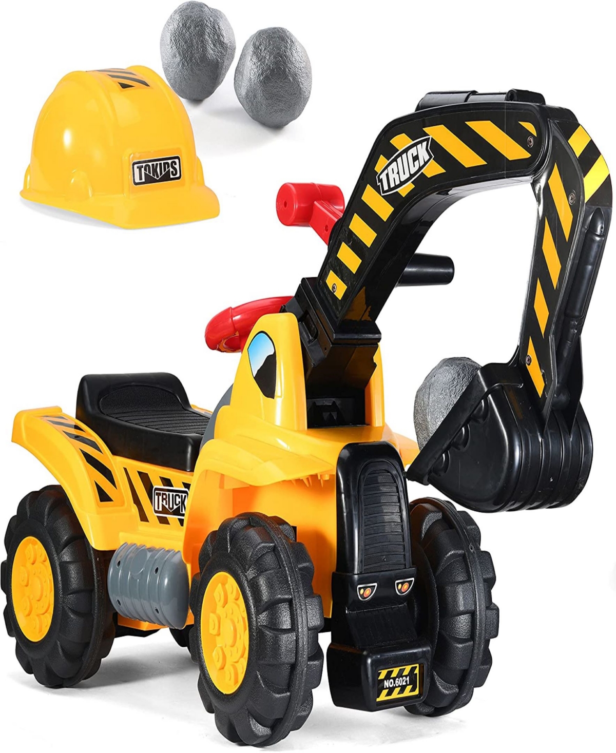 Play22 Babies' Toy Tractors For Kids Ride On Excavator In Multicolor