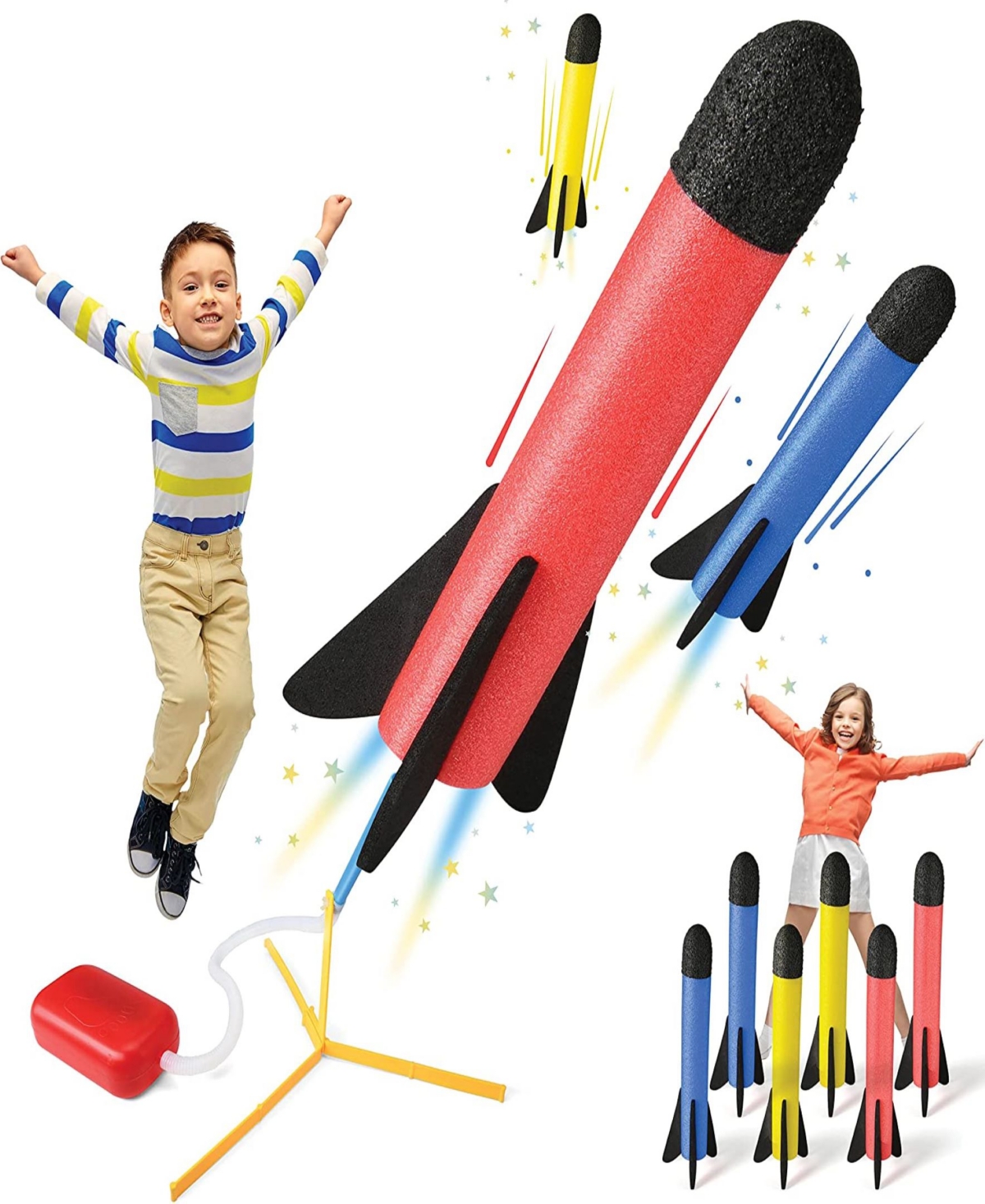 Shop Play22 Toy Missile Rocket Launcher In Multicolor