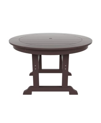 47" Round Outdoor Patio Dining Table