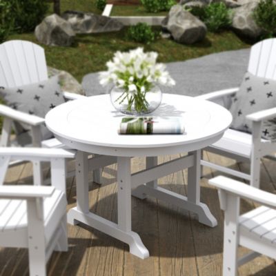 47" Round Outdoor Patio Dining Table