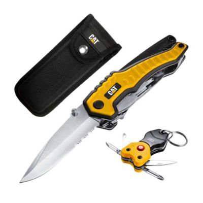 2 Piece XL Multi-Tool and Multi-Tool Key Chain with Light Gift Box Set