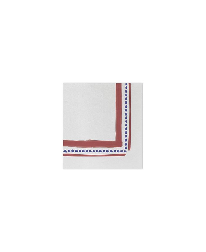 VIETRI Papersoft Napkins Campagna Red Cocktail Napkins (Pack of 20