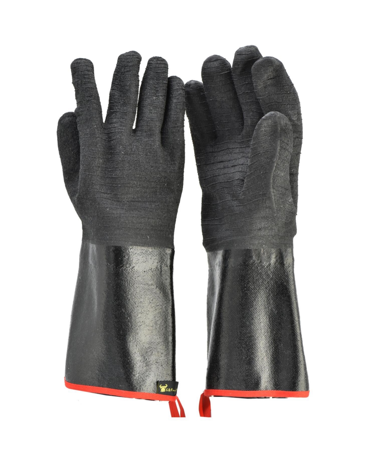 Insulated Waterproof Bbq, Smoker, Grill Cooking Gloves - Black