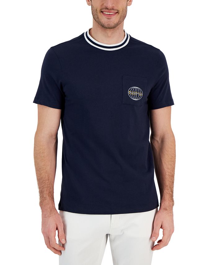 Michael Kors Men's Modern-Fit MK Global Graphic Pocket T-Shirt & Reviews -  T-Shirts - Men - Macy's