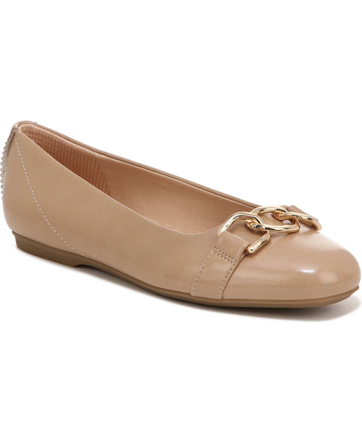 Women's Wexley Adorn Flats - Taupe Faux Patent