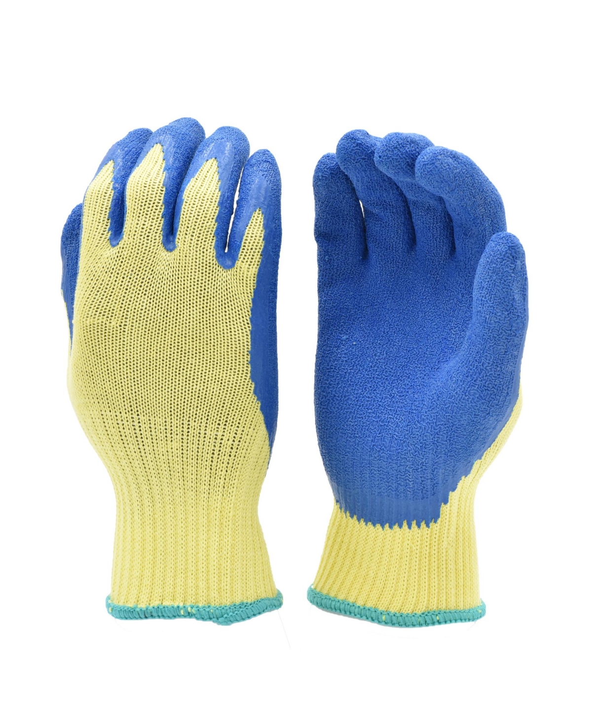 Latex Coated Cut Resistant Work Gloves - Blue