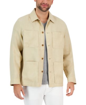 Club Room - Men's Linen Chore Jacket