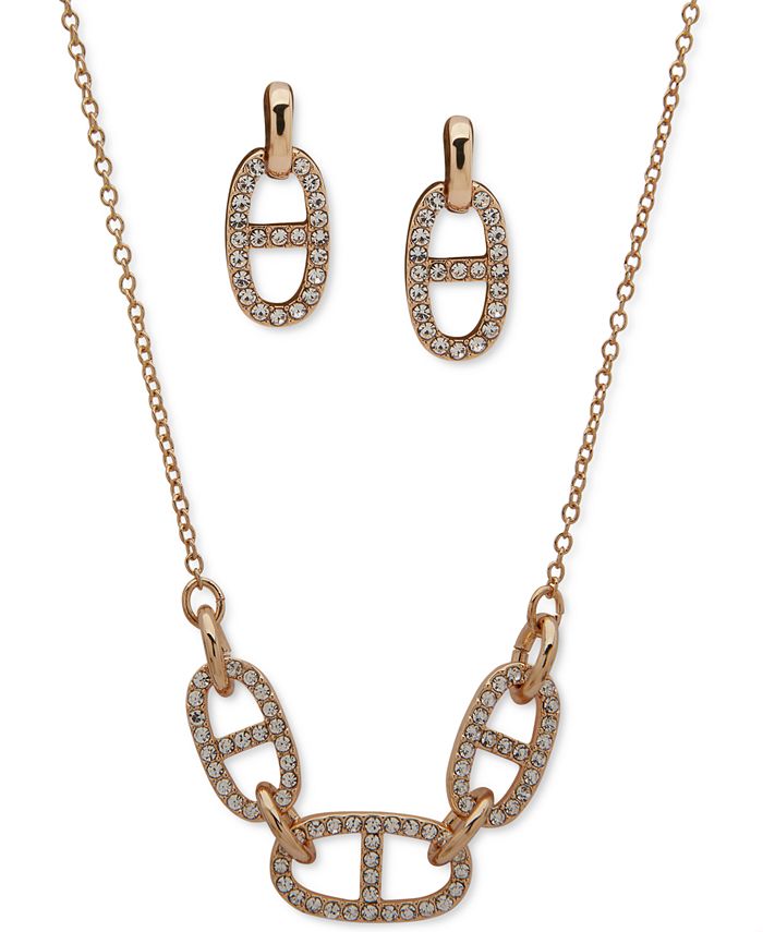 Anne klein necklace shop and earring set