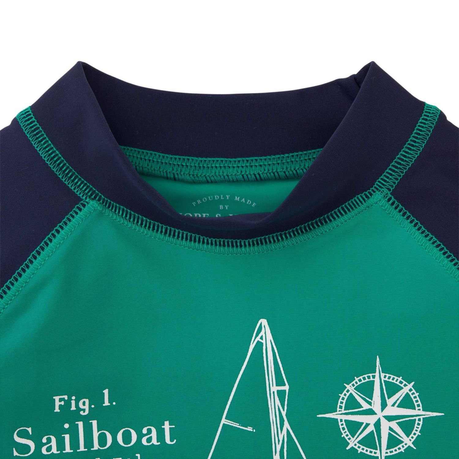 Baby Boys Hope and Henry Short Sleeve Rash Guard