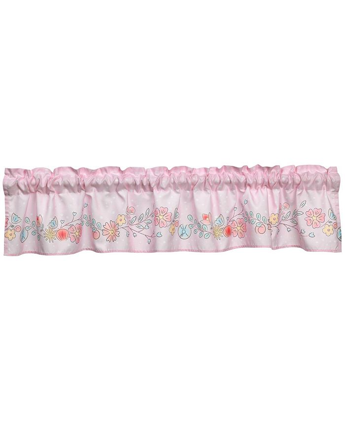 Lambs & Ivy Disney Princesses Pink Floral Window Valance Macy's