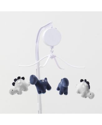 Roar Blue/Gray Dinosaur Musical Baby Crib Mobile