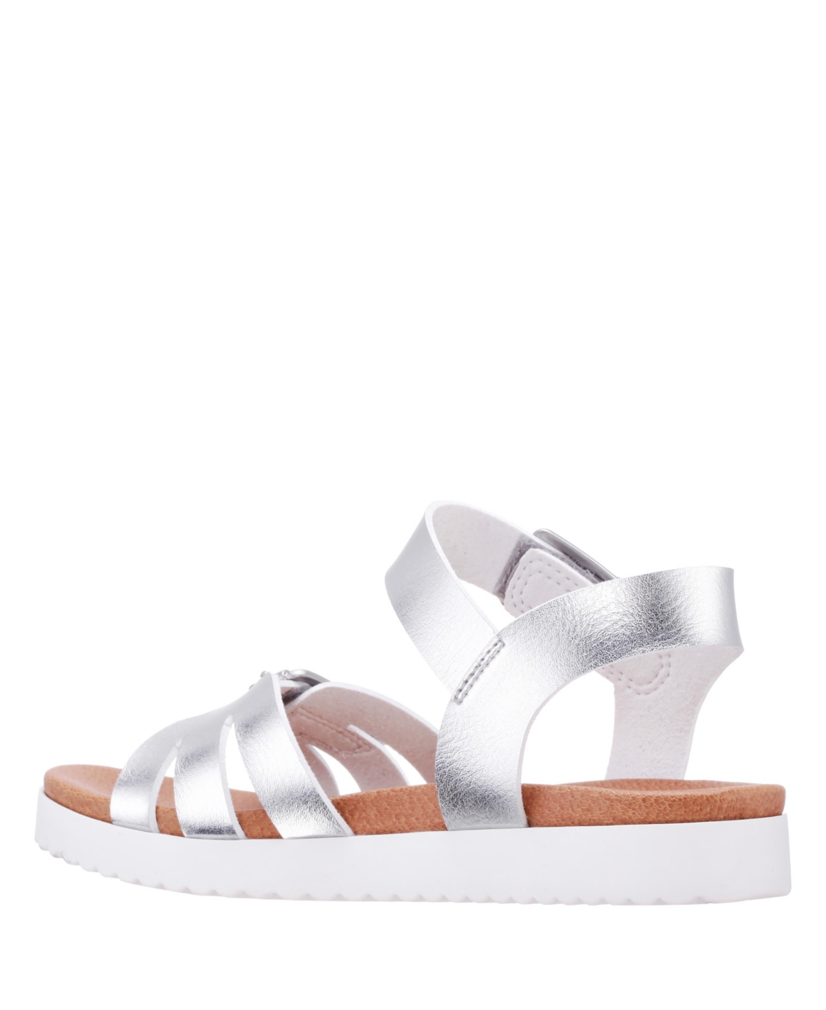 Nina Big Girls Lacey Season Fastening Strap Sandals