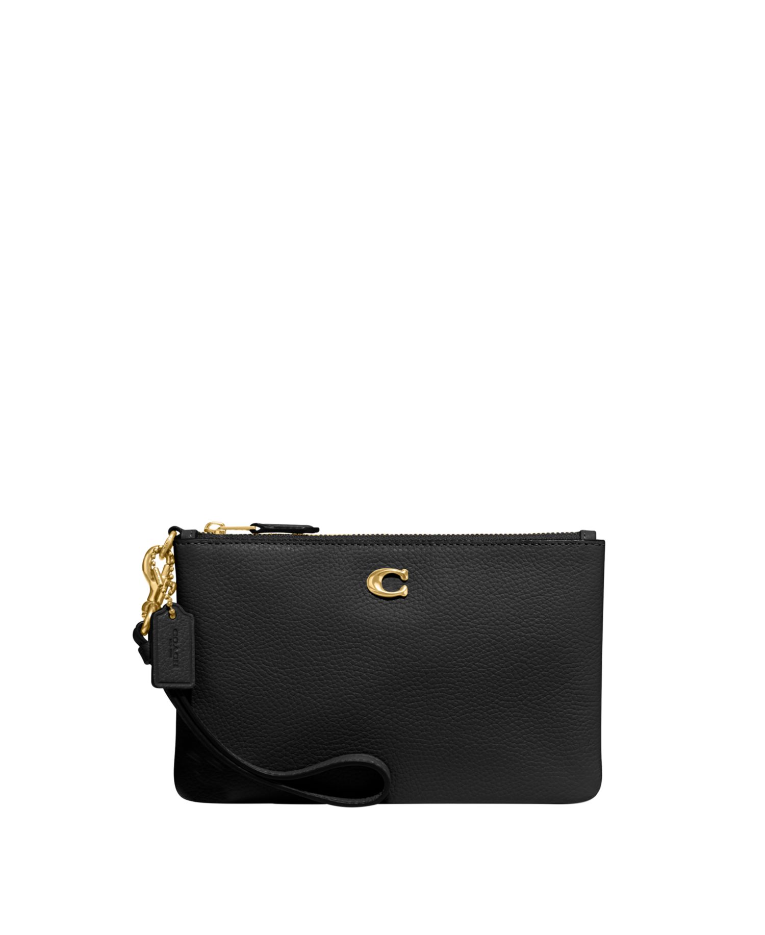 Essential Small Pebble Leather Wristlet