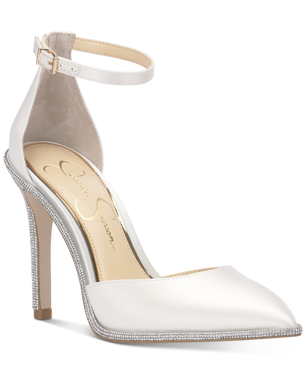 JESSICA SIMPSON WOMEN'S PEMOTA-B POINTED-TOE ANKLE-STRAP PUMPS 