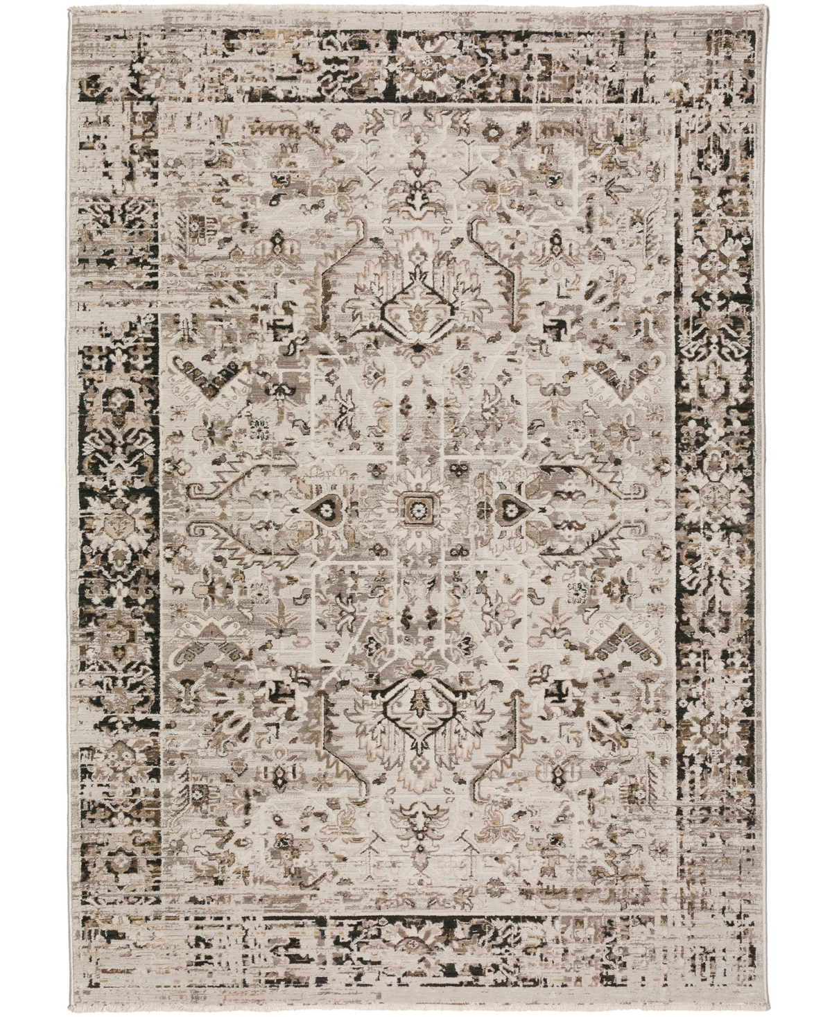 D Style Lycian LYN4 7'10in x 10' Area Rug - Taupe
